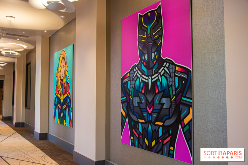 Hôtel Marvel à Disneyland Paris : nos photos du Disney's hotel New York - The Art of Marvel