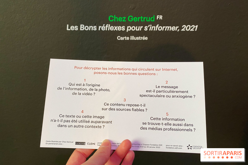 Fake News, l'exposition pédagogique déroutante de la Fondation EDF