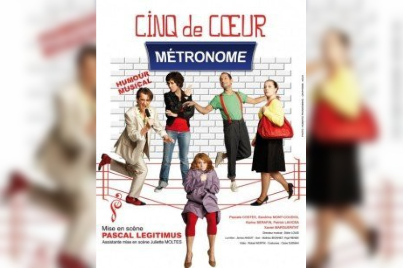 Métronome, Cinq de Cœur, Pascal Legitimus,Théâtre, Ranelagh, Paris 