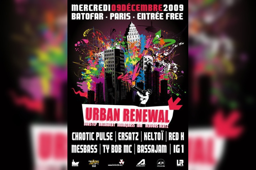 Urban Renewal, Chaotic Pulse, Batofar, Soirée, Paris