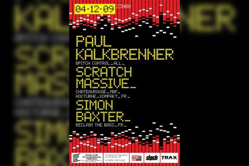 Scratch Massive, Social Club, Soirée, Paris