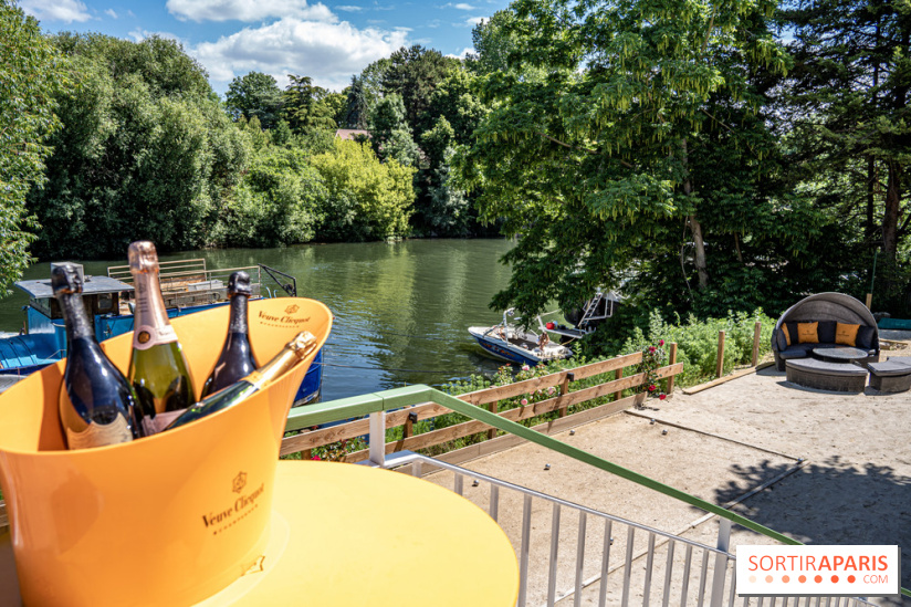 La plage et le brunch EffetMer de la Maison Louveciennes 