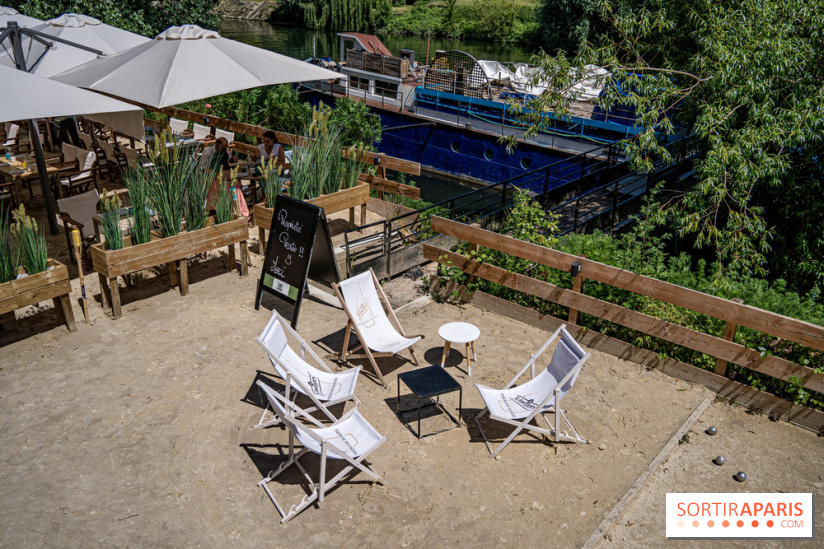 La plage et le brunch EffetMer de la Maison Louveciennes 