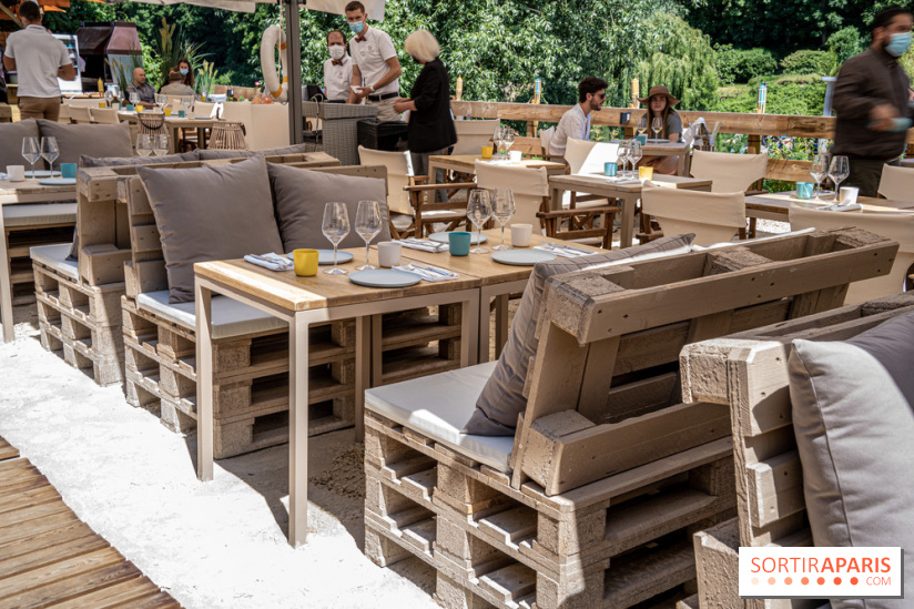 La plage et le brunch EffetMer de la Maison Louveciennes 