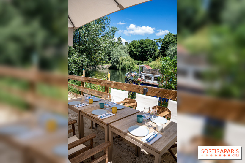 La plage et le brunch EffetMer de la Maison Louveciennes 