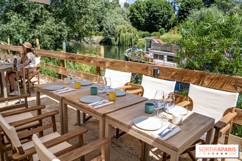 La plage et le brunch EffetMer de la Maison Louveciennes 