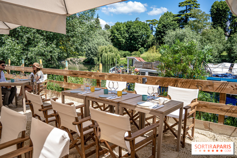 La plage et le brunch EffetMer de la Maison Louveciennes 
