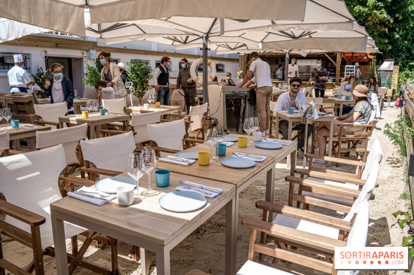 La plage et le brunch EffetMer de la Maison Louveciennes 