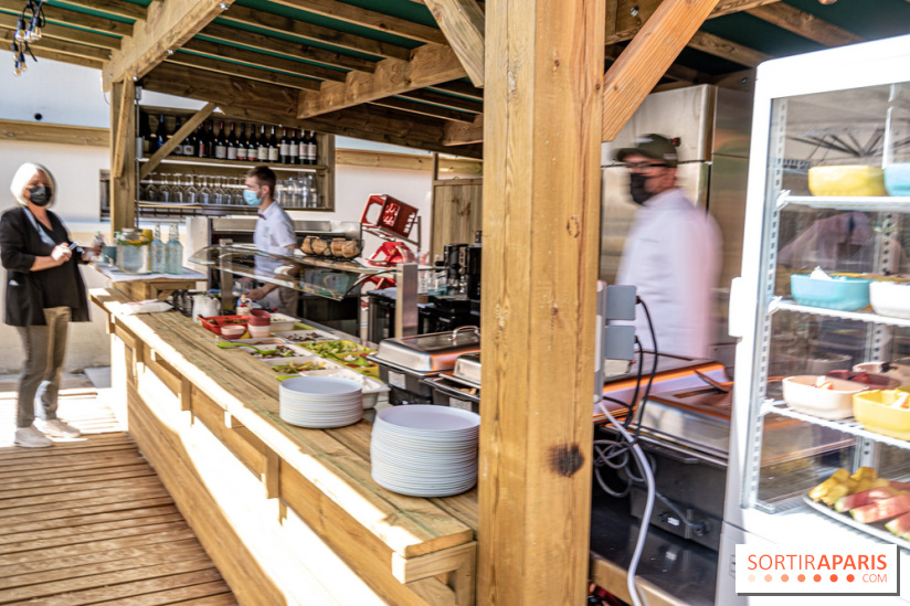 La plage et le brunch EffetMer de la Maison Louveciennes 