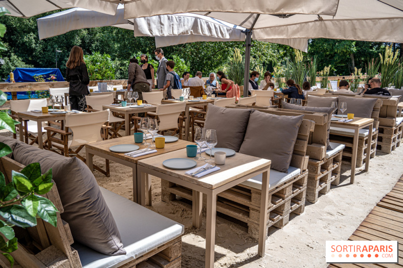 La plage et le brunch EffetMer de la Maison Louveciennes 