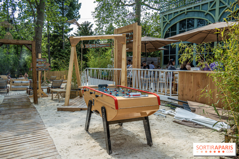 Le Beach Parisienne du Chalet du lac, la plage estivale à Paris