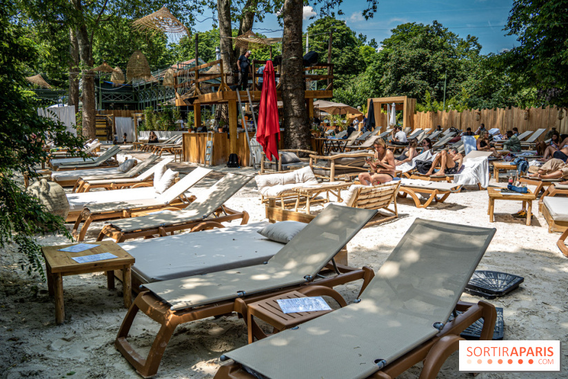 Le Beach Parisienne du Chalet du lac, la plage estivale à Paris
