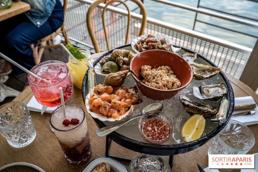 Polpo brasserie, la terrasse péniche 