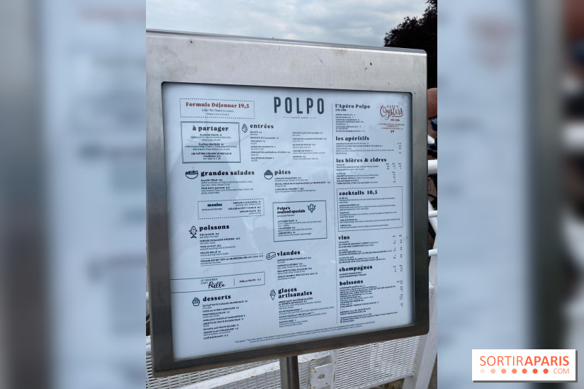 Polpo brasserie, la terrasse péniche 