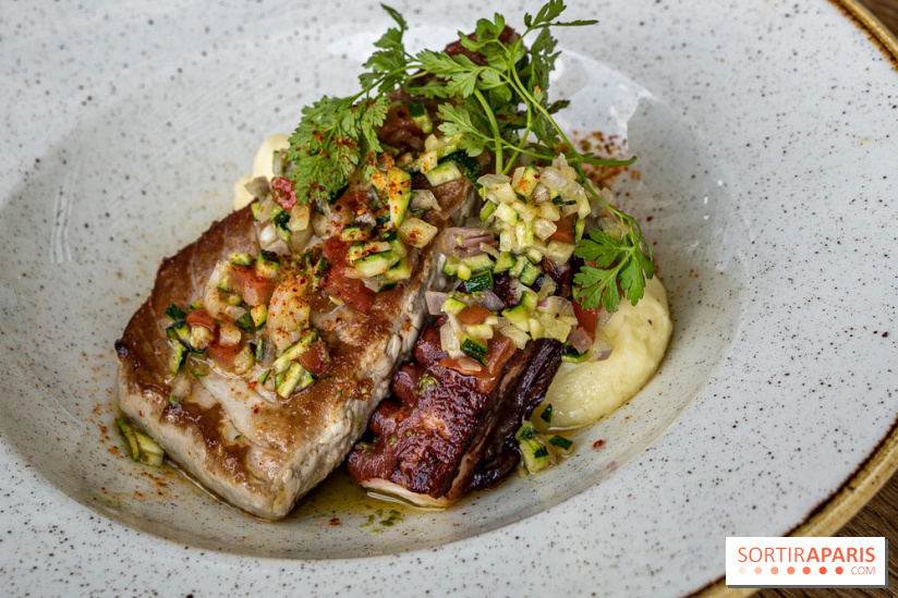 Polpo brasserie, la terrasse péniche 