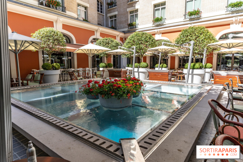 La terrasse du Royal Monceau en mode estivale