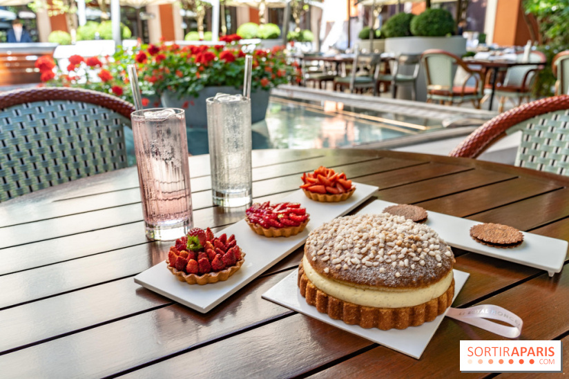 La terrasse du Royal Monceau en mode estivale