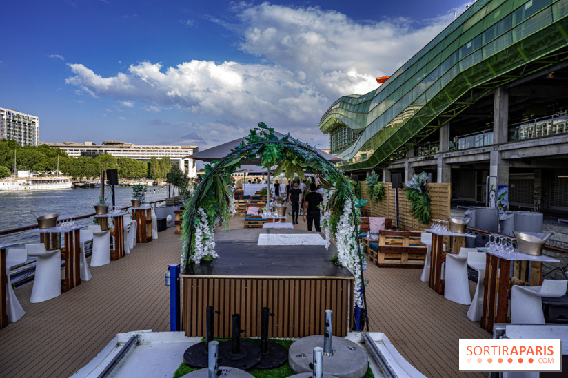 Solarium, la péniche au pied de la Cité de la Mode et du Design