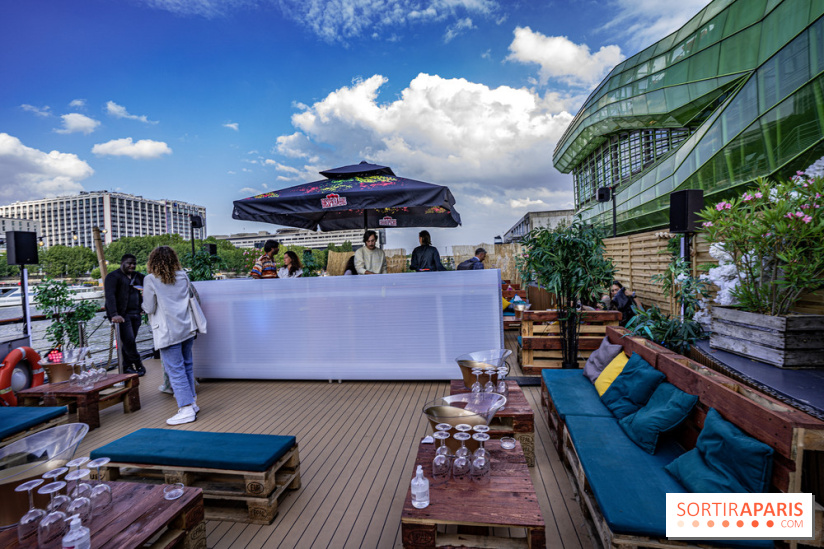 Solarium, la péniche au pied de la Cité de la Mode et du Design