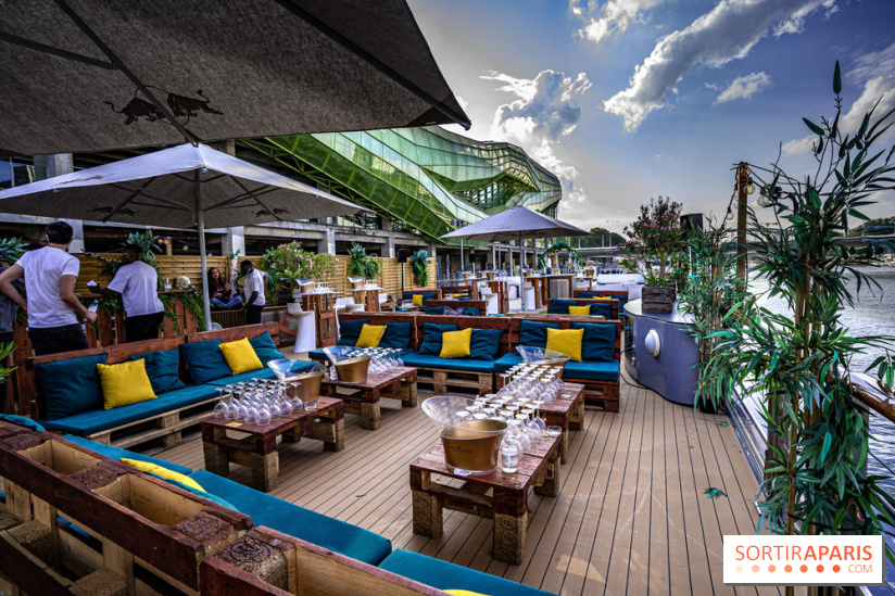 Solarium, la péniche au pied de la Cité de la Mode et du Design