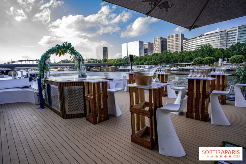 Solarium, la péniche au pied de la Cité de la Mode et du Design