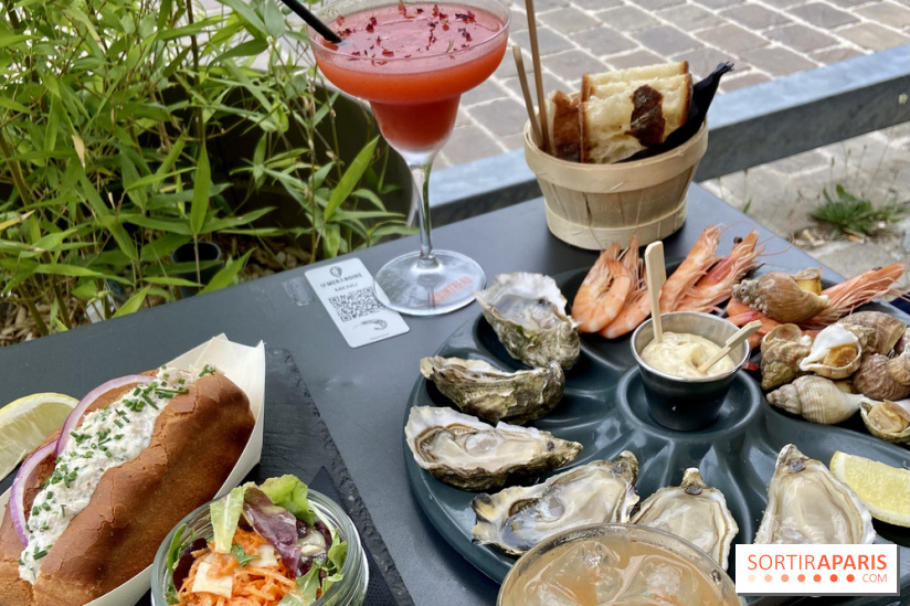 La Mer à Boire la terrasse en mode bord de mer à Paris