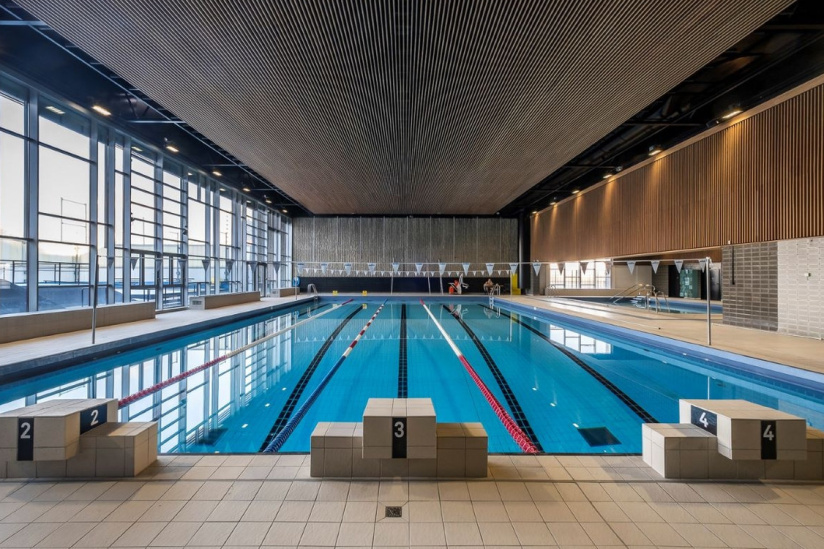 Le centre sportif Bertrand-Dauvin, dans le 18e arrondissement, se refait une beauté