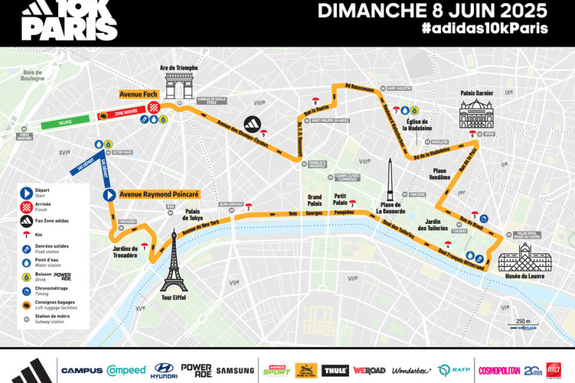 10K de Paris 2025 : date et parcours de la course autour des monuments parisiens