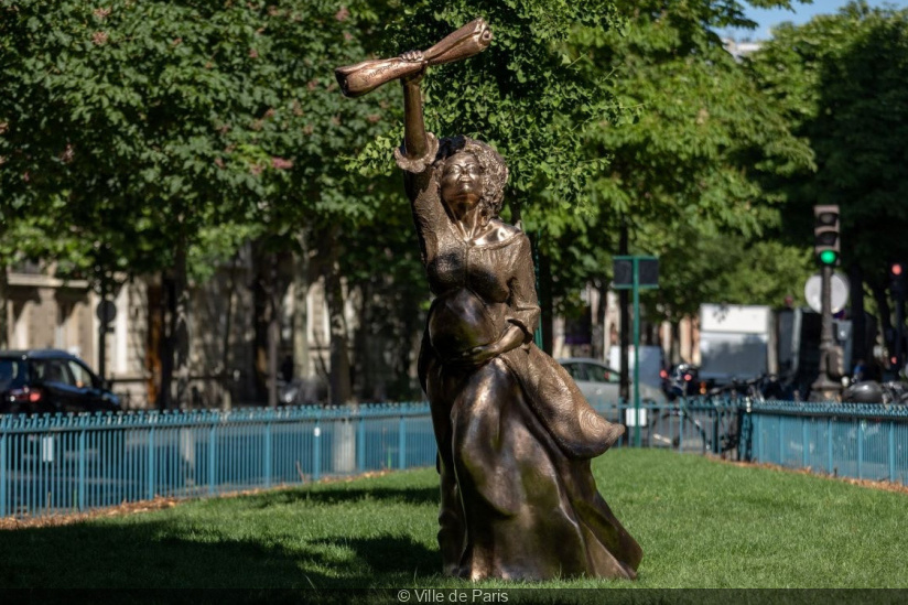 Solitude, the first statue of a Black woman inaugurated in Paris - Sortiraparis.com