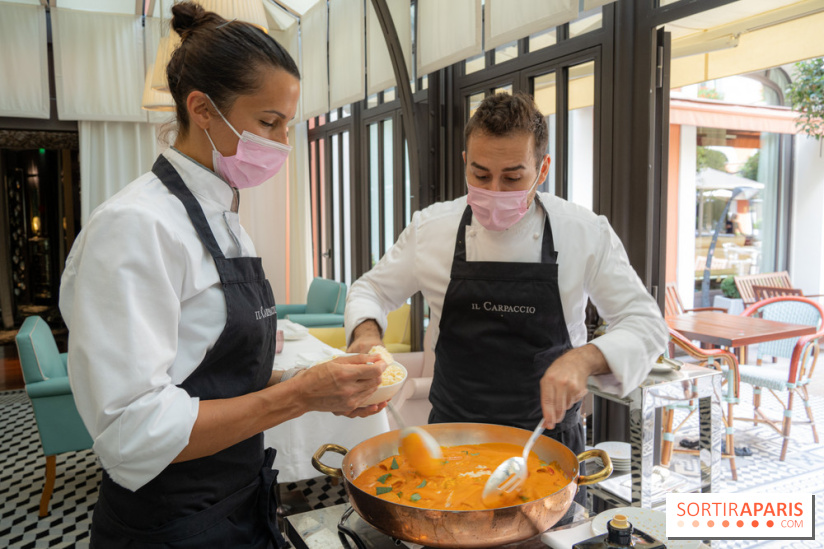 Il Carpaccio au Royal Monceau par Alessandra Del favero et Oliver Piras