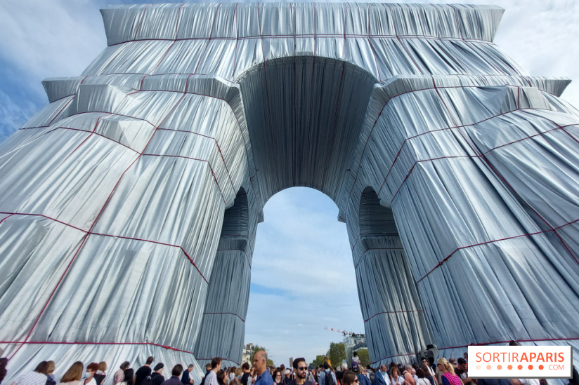 L'Arc de Triomphe empaqueté, nos photos