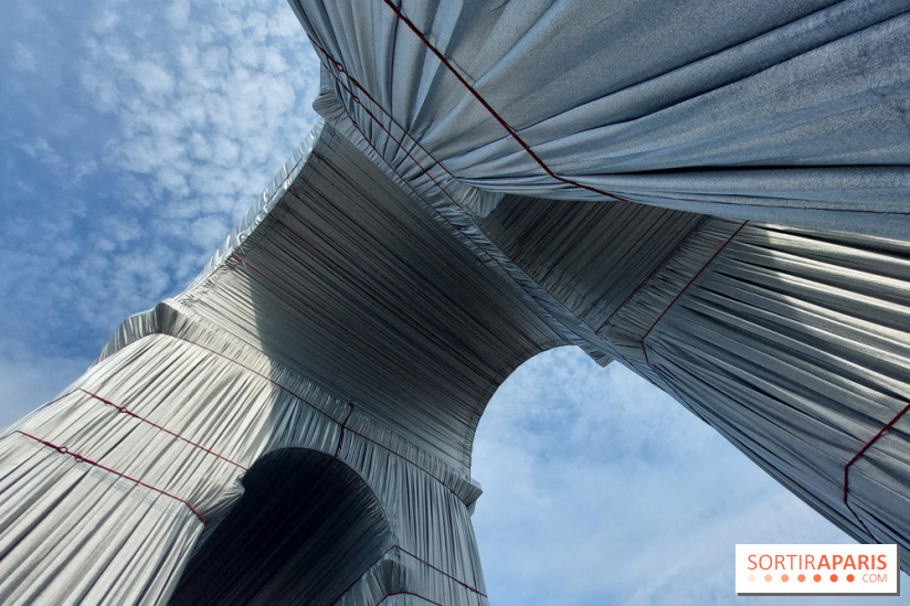 L'Arc de Triomphe empaqueté, nos photos