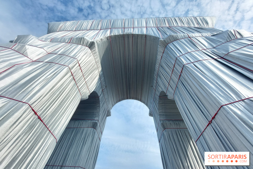 L'Arc de Triomphe empaqueté, nos photos
