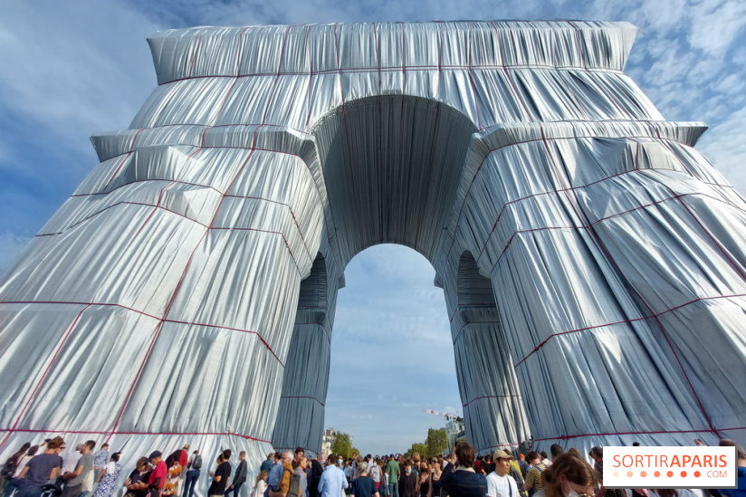 L'Arc de Triomphe empaqueté, nos photos