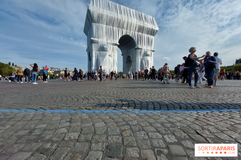 L'Arc de Triomphe empaqueté, nos photos