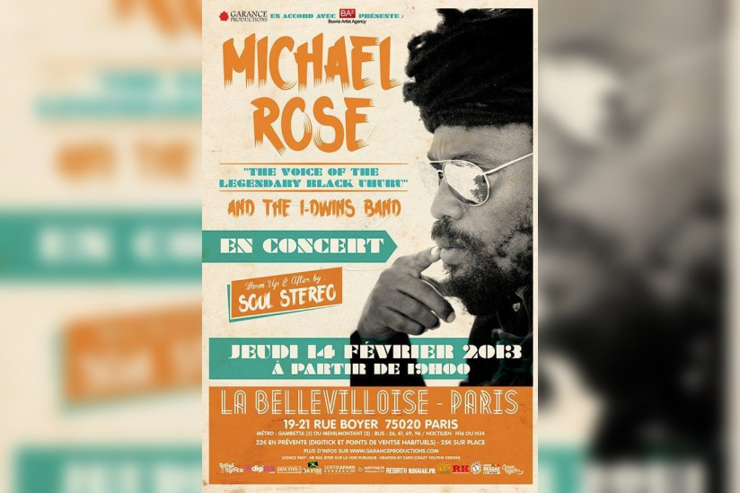 Michael Rose en Concert