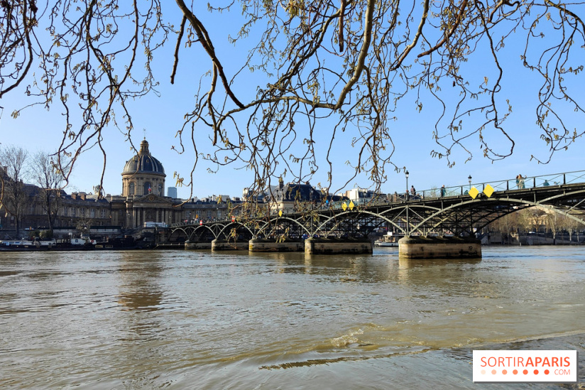 Visuel actualités - Crue Seine Pont des Arts