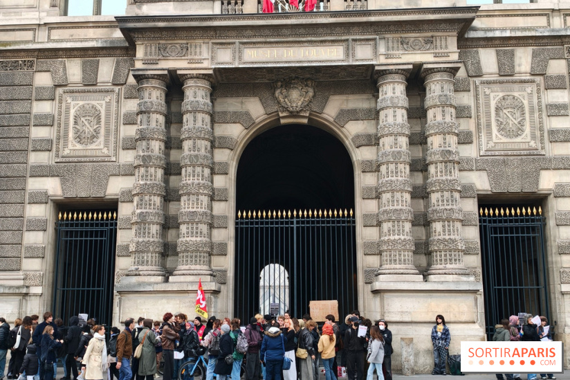 Visuel actualités - grève blocage manifestation musée du Louvre