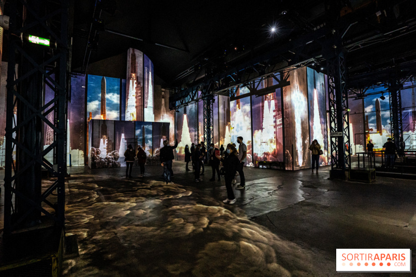 Photos : Destination Cosmos à l'Atelier des Lumières
