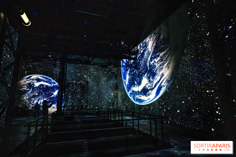 Photos : Destination Cosmos à l'Atelier des Lumières