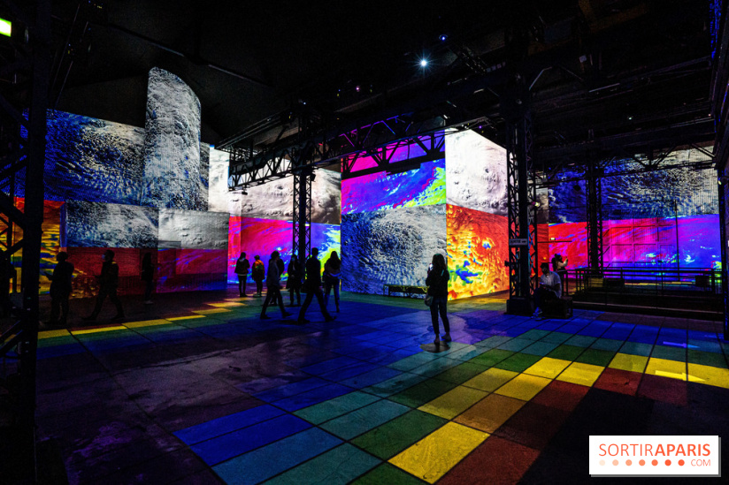 Photos : Destination Cosmos à l'Atelier des Lumières