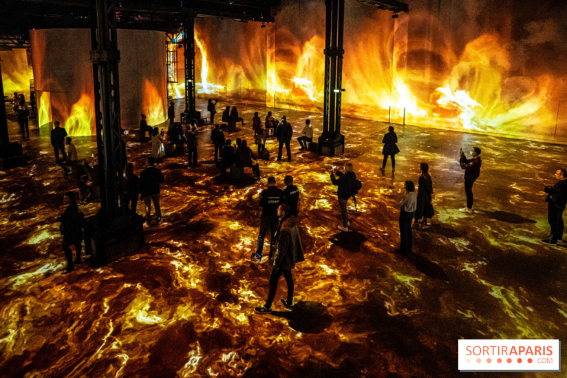 Photos : Destination Cosmos à l'Atelier des Lumières