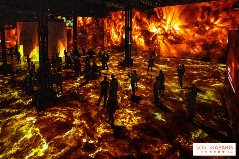 Photos : Destination Cosmos à l'Atelier des Lumières