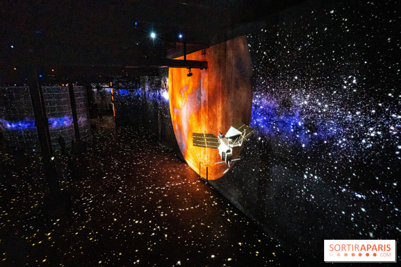 Photos : Destination Cosmos à l'Atelier des Lumières