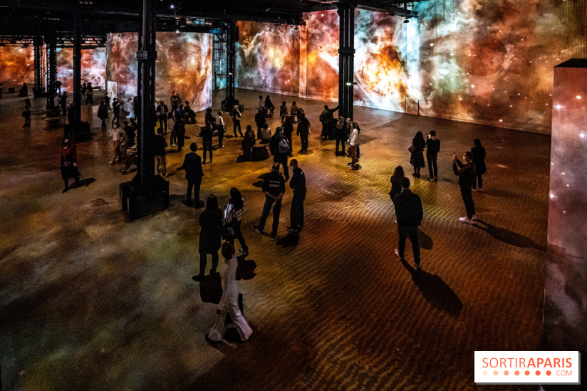 Photos : Destination Cosmos à l'Atelier des Lumières