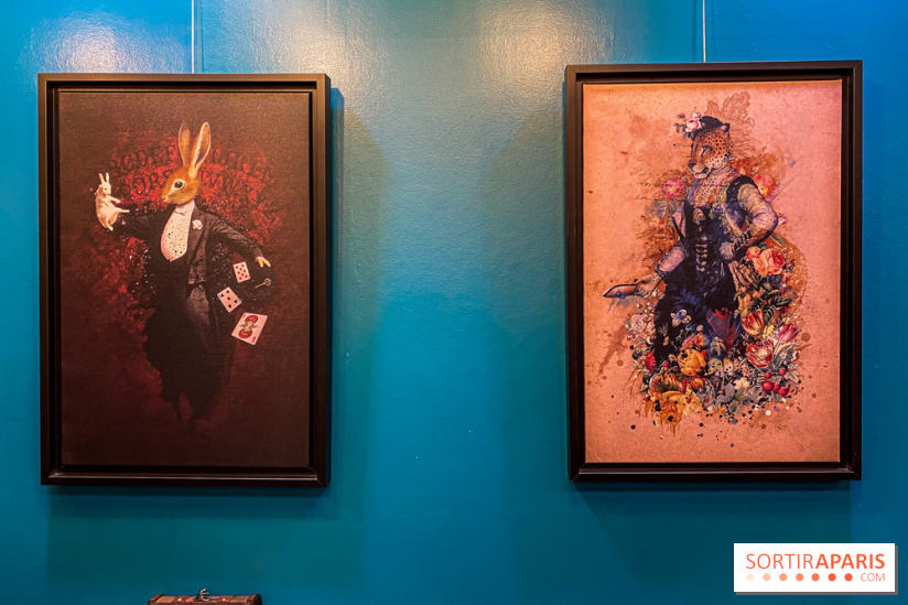 Thérianthropes, nos photos de l'exposition de Patrick Baud, alias Axolot, à la Time Corp Gallery