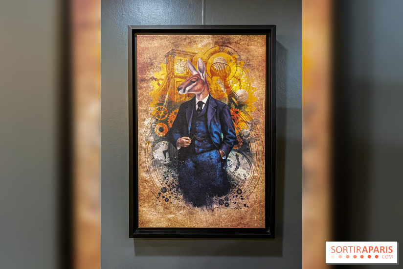 Thérianthropes, nos photos de l'exposition de Patrick Baud, alias Axolot, à la Time Corp Gallery