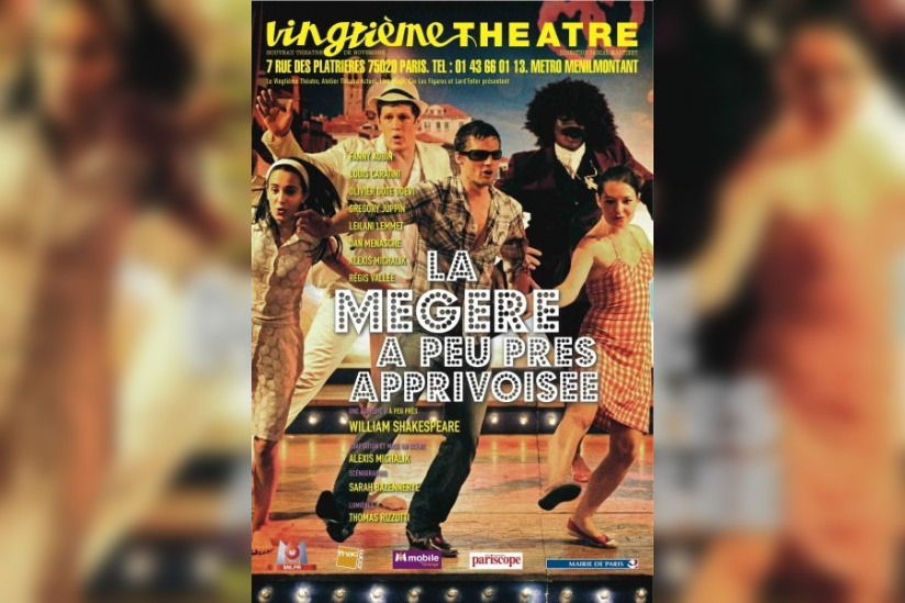 La Mégère à peu près apprivoisée, William Shakespeare, Alexis Michalik, Spectacle, 20ème Théâtre