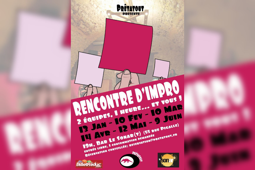 Rencontre d'impro 4x4 - Les Prêtatout invitent les Enfants Gâtés