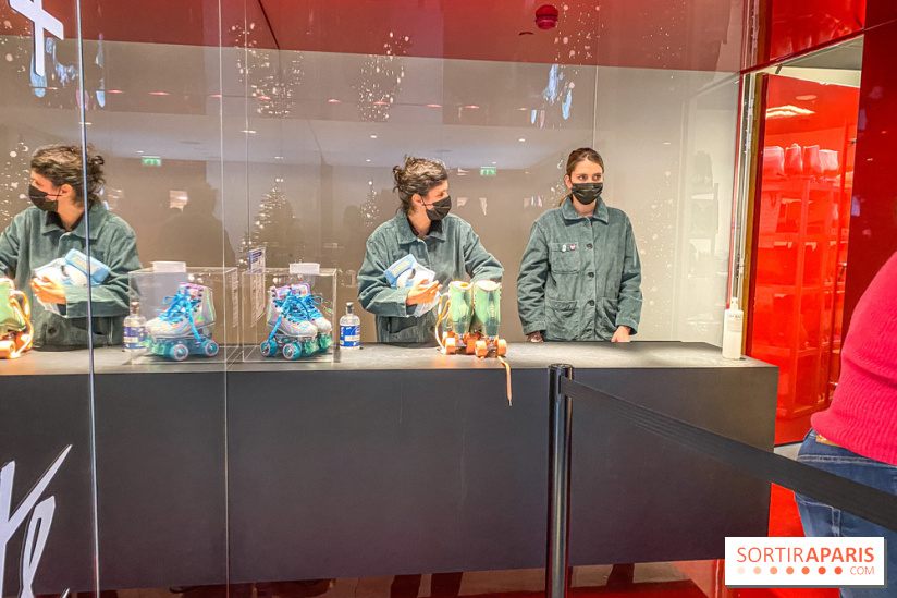 La piste de Roller gratuite aux galeries Lafayette